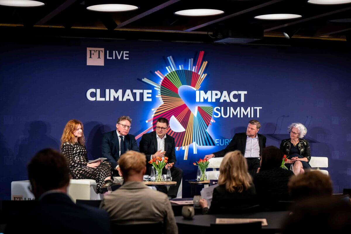Ecology Chair Louise Pryor speaks at the FT Live Climate and Impact Summit